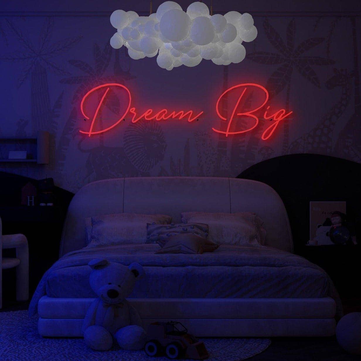red-neon-lights-are-lit-up-and-displayed-in-the-bedroom-at-night-dream-big