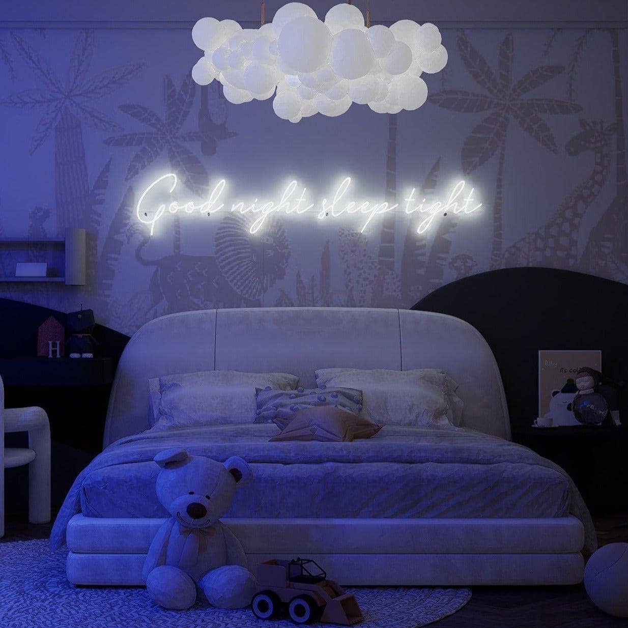 white-neon-picture-lit-up-at-night-for-display-on-the-wall-good-night-sleep-tight