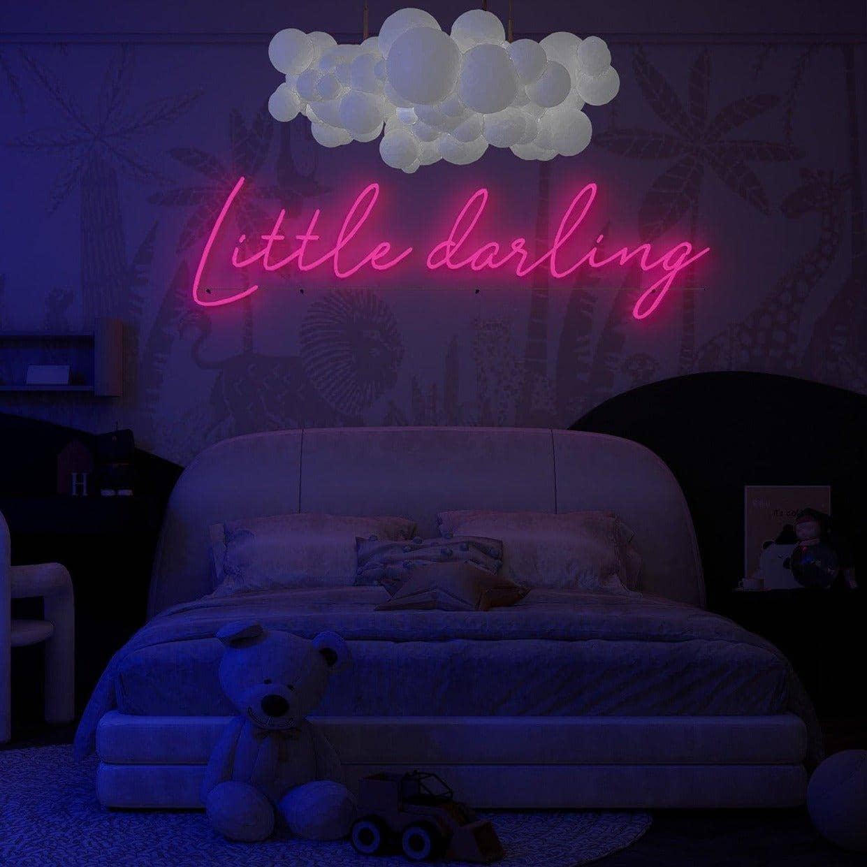 pink-neon-lights-are-lit-up-at-night-and-displayed-in-the-bedroom-little-darling