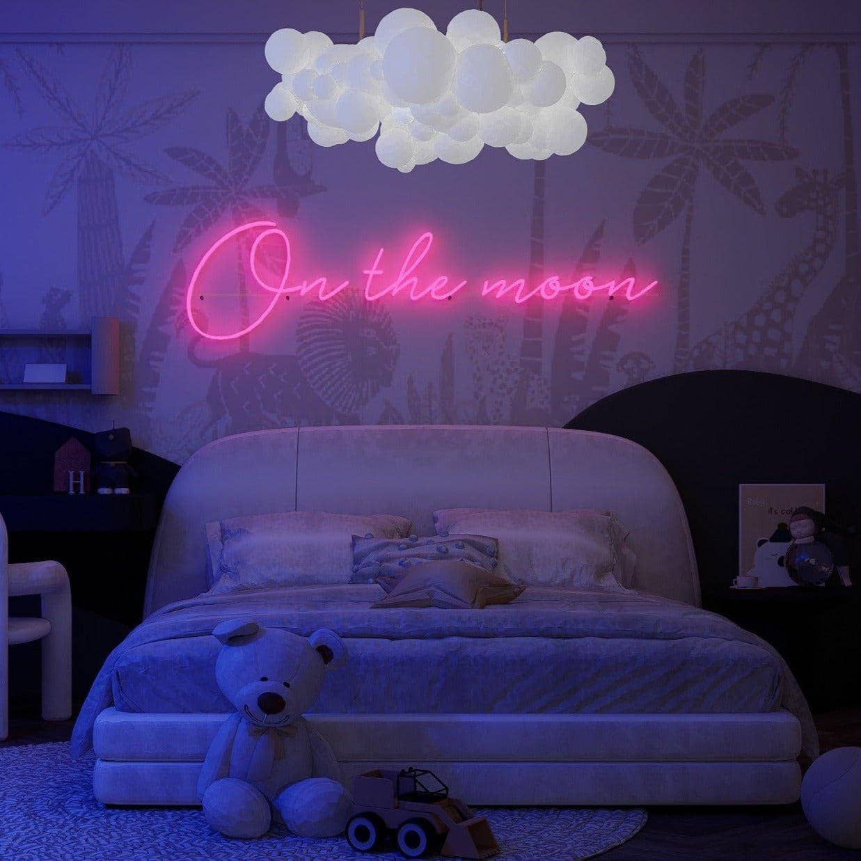 night-shot-of-lit-pink-neon-lights-hanging-on-display-in-bedroom-on-the-moon
