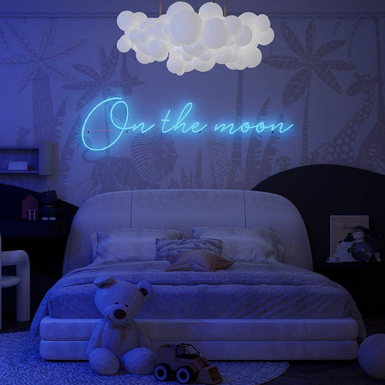 night-shot-of-lit-blue-neon-lights-hanging-on-display-in-bedroom-on-the-moon