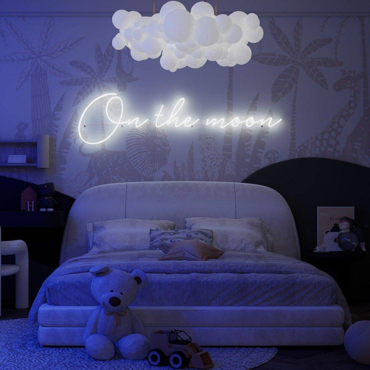 night-shot-of-lit-white-neon-lights-hanging-on-display-in-bedroom-on-the-moon