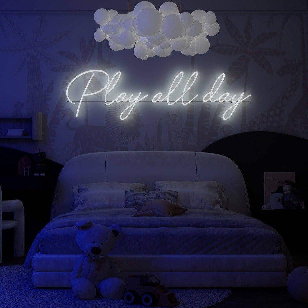 light-up-white-neon-lights-hanging-in-bedroom-display-at-night-play-all-day
