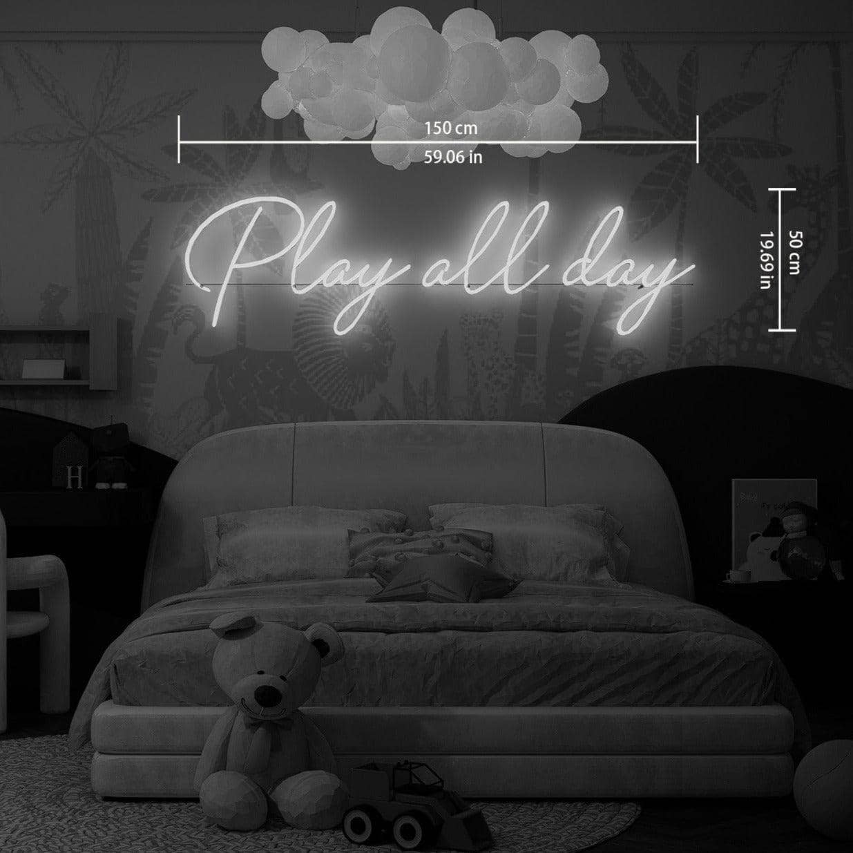 White neon sign bedroom hotsell